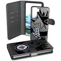 Winnipeg Jets Samsung Galaxy Mono Tilt Wallet Case