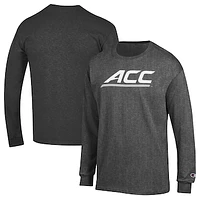 Men's Champion Gray ACC Gear Conference Long Sleeve T-Shirt