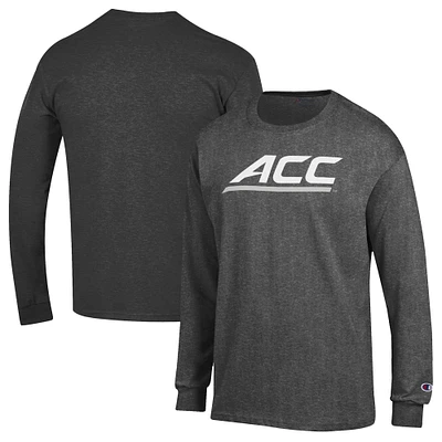 Men's Champion Gray ACC Gear Conference Long Sleeve T-Shirt