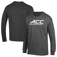 Men's Champion Gray ACC Gear Conference Long Sleeve T-Shirt