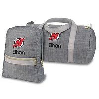 New Jersey Devils Personalized Small Backpack and Duffle Bag Set