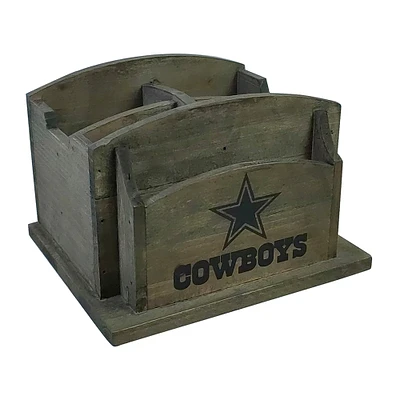 Imperial Dallas Cowboys Rustic Desk Organizer