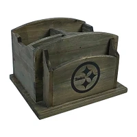 Imperial Pittsburgh Steelers Rustic Desk Organizer