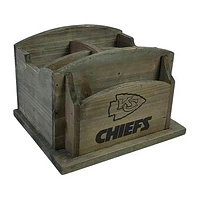 Imperial Kansas City Chiefs Rustic Desk Organizer
