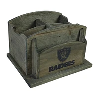 Imperial Las Vegas Raiders Rustic Desk Organizer