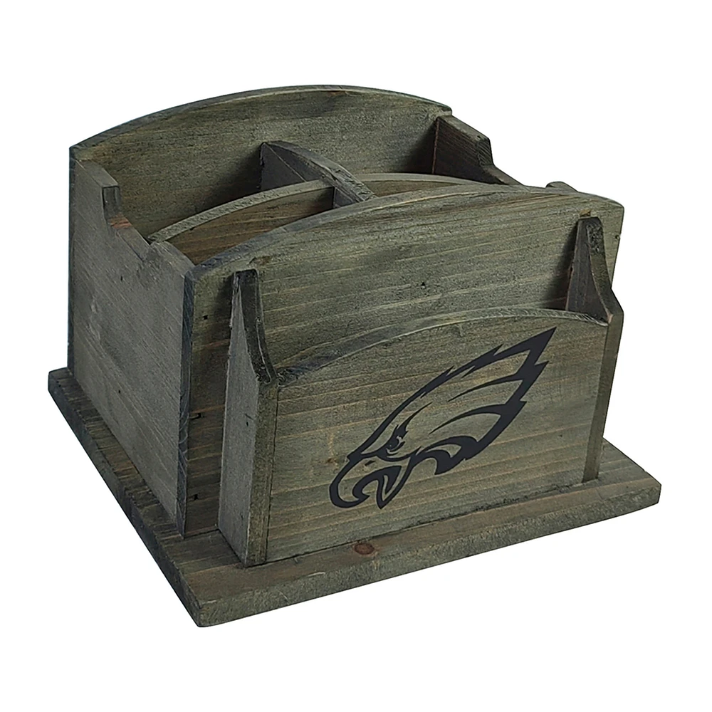 Imperial Philadelphia Eagles Rustic Desk Organizer