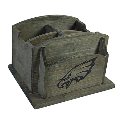 Imperial Philadelphia Eagles Rustic Desk Organizer