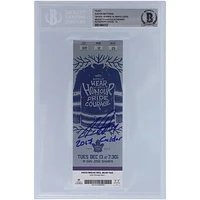 Auston Matthews Toronto Maple Leafs Autographed Ticket from December 2016 with "2017 Calder" Inscription