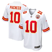 Men's Nike Isiah Pacheco White Kansas City Chiefs Away Game Player Jersey