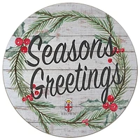 Brown Bears 20'' x 20'' Season's Greetings Circle