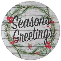 Brown Bears 20'' x 20'' Season's Greetings Circle