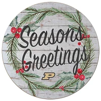Purdue Boilermakers 20'' x 20'' Season's Greetings Circle