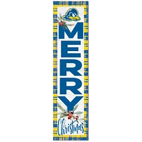 Delaware Fightin' Blue Hens 12'' x 48'' Outdoor Christmas Leaner