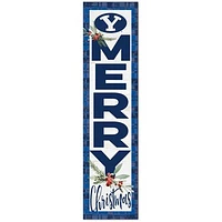 BYU Cougars 12'' x 48'' Outdoor Christmas Leaner