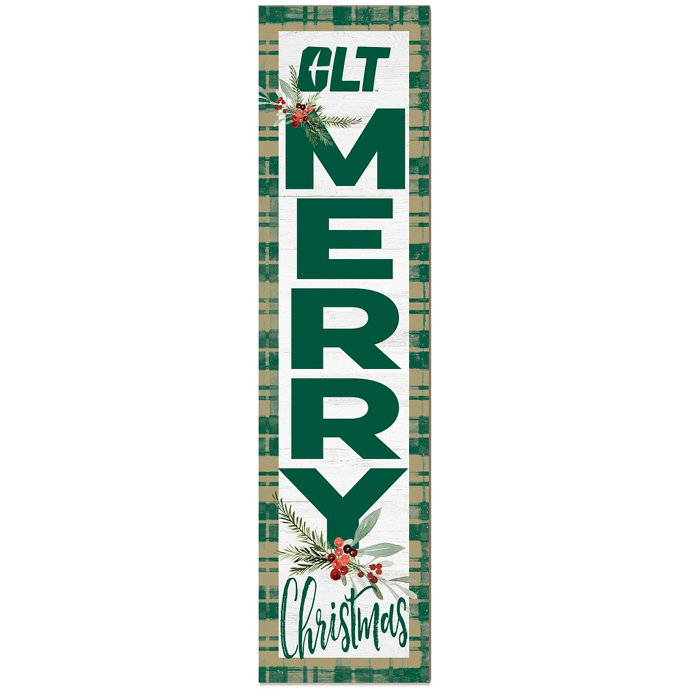 Charlotte 49ers 12'' x 48'' Outdoor Christmas Leaner