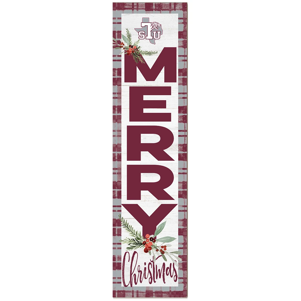 Texas Southern Tigers 12'' x 48'' Outdoor Christmas Leaner