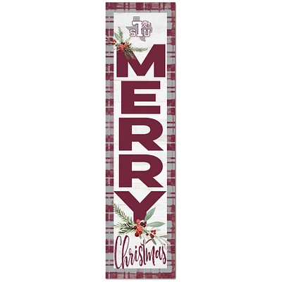 Texas Southern Tigers 12'' x 48'' Outdoor Christmas Leaner