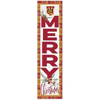 Tuskegee Golden Tigers 12'' x 48'' Outdoor Christmas Leaner