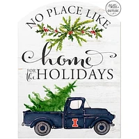 Illinois Fighting Illini 16'' x 22'' Holiday Marquee Sign