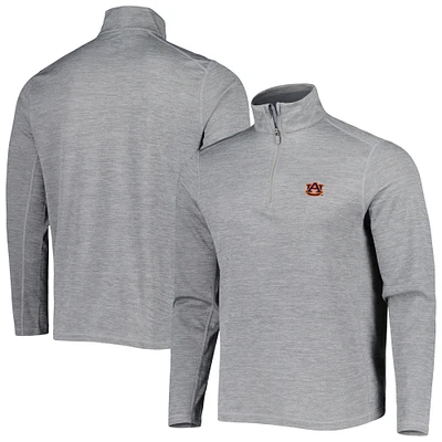 Men's Vineyard Vines Gray Auburn Tigers Sankaty Quarter-Zip Sweatshirt