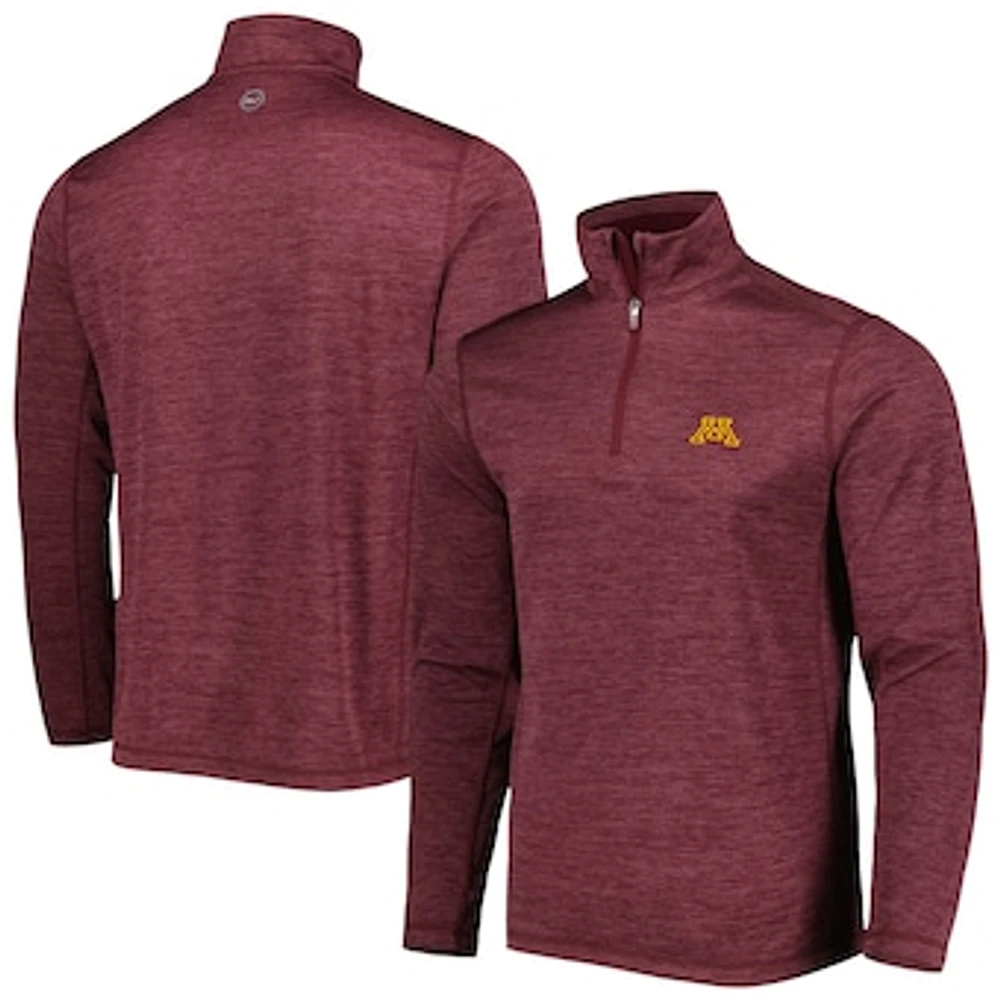 Men's Vineyard Vines Maroon Minnesota Golden Gophers Sankaty Quarter-Zip Sweatshirt