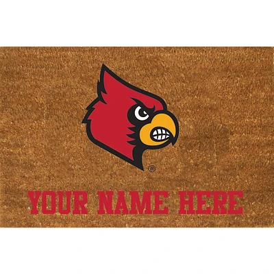 Louisville Cardinals 23'' x 35'' Personalized Door Mat