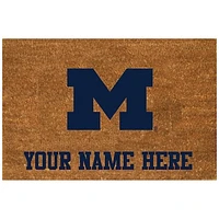 Michigan Wolverines 23'' x 35'' Personalized Door Mat