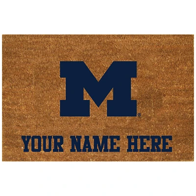 Michigan Wolverines 23'' x 35'' Personalized Door Mat