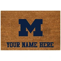 Michigan Wolverines 23'' x 35'' Personalized Door Mat