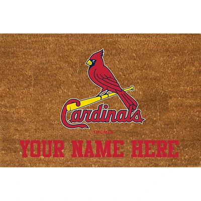 St. Louis Cardinals 23'' x 35'' Personalized Door Mat