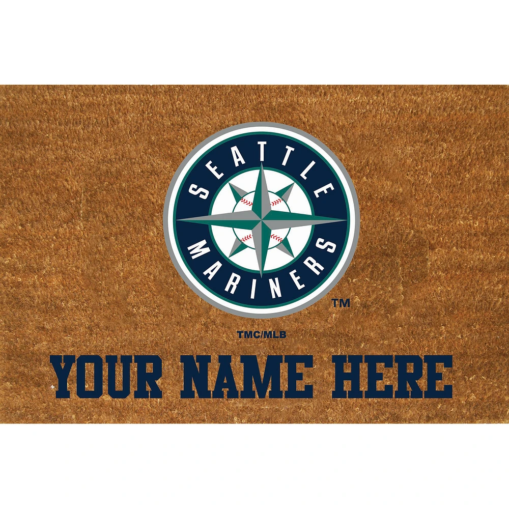 Seattle Mariners 23'' x 35'' Personalized Door Mat