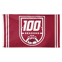 WinCraft Arkansas Razorbacks 3' x 5' Single-Sided 100 Seasons Deluxe Flag