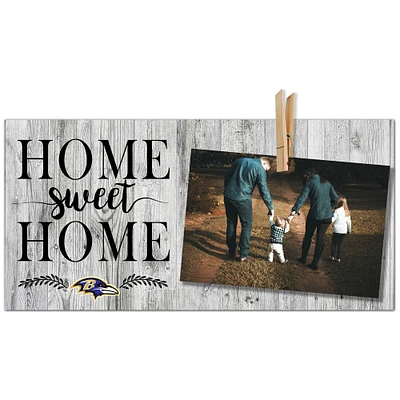 Baltimore Ravens 6'' x 12'' Home Sweet Home Clip Frame