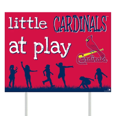 St. Louis Cardinals 24" x 18" Little Fans At Play Yard Sign