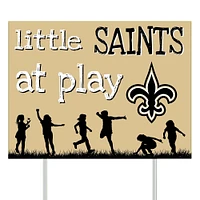 New Orleans Saints 24" x 18" Little Fans At Play Yard Sign