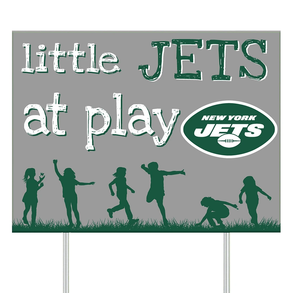 New York Jets 24" x 18" Little Fans At Play Yard Sign