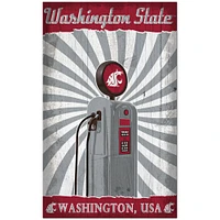 Washington State Cougars 11'' x 19'' Retro Pump Location Sign