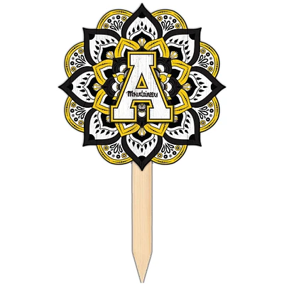 Appalachian State Mountaineers 18'' x 12'' Mandala Yard Stake
