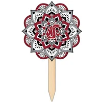 Washington State Cougars 18'' x 12'' Mandala Yard Stake