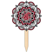 Washington State Cougars 18'' x 12'' Mandala Yard Stake