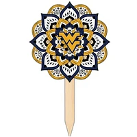 West Virginia Mountaineers 18'' x 12'' Mandala Yard Stake