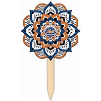 New York Mets 18'' x 12'' Mandala Yard Stake