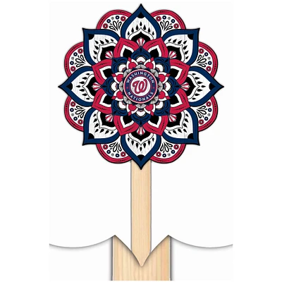 Washington Nationals 18'' x 12'' Mandala Yard Stake