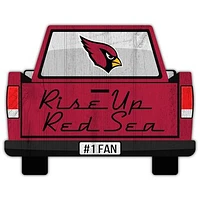 Arizona Cardinals 12'' x 12'' Truck Back Décor