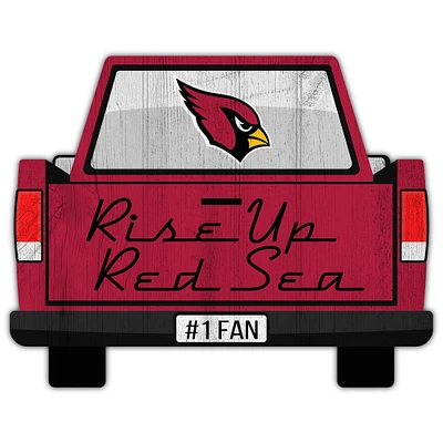 Arizona Cardinals 12'' x 12'' Truck Back Décor