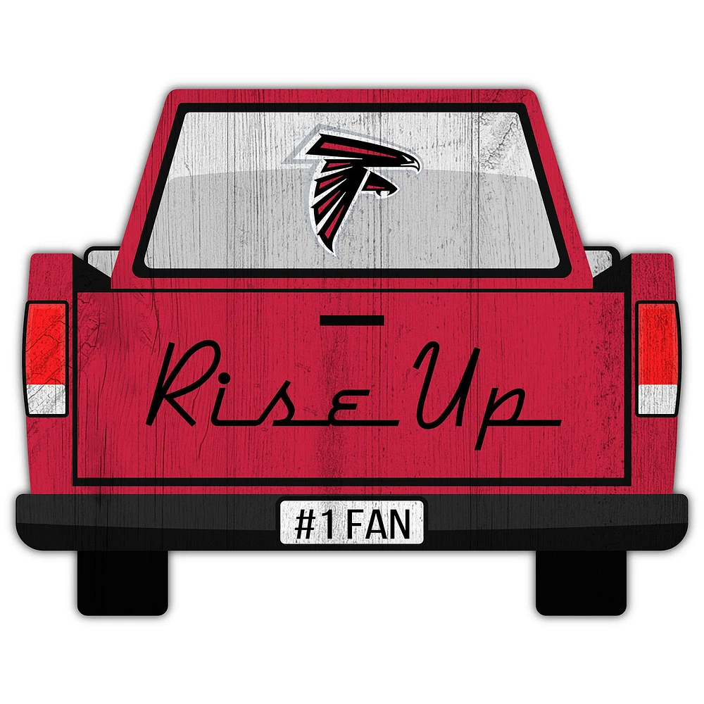 Atlanta Falcons 12'' x 12'' Truck Back Décor