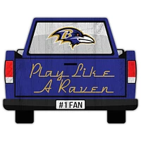 Baltimore Ravens 12'' x 12'' Truck Back Décor