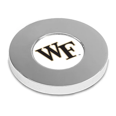 Silver Wake Forest Demon Deacons Team Office Paperweight