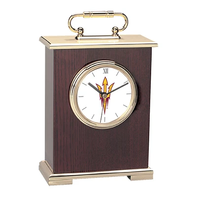 Arizona State Sun Devils Primary Team Logo Carriage Clock