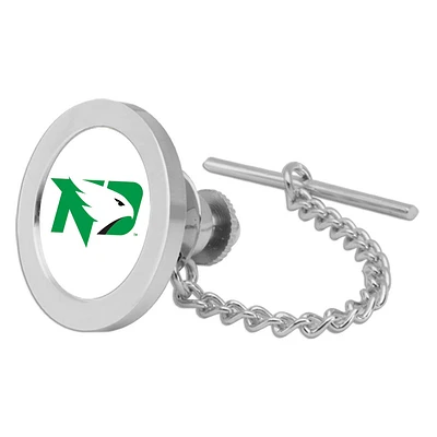 Silver North Dakota Team Logo Tie Tack/Lapel Pin